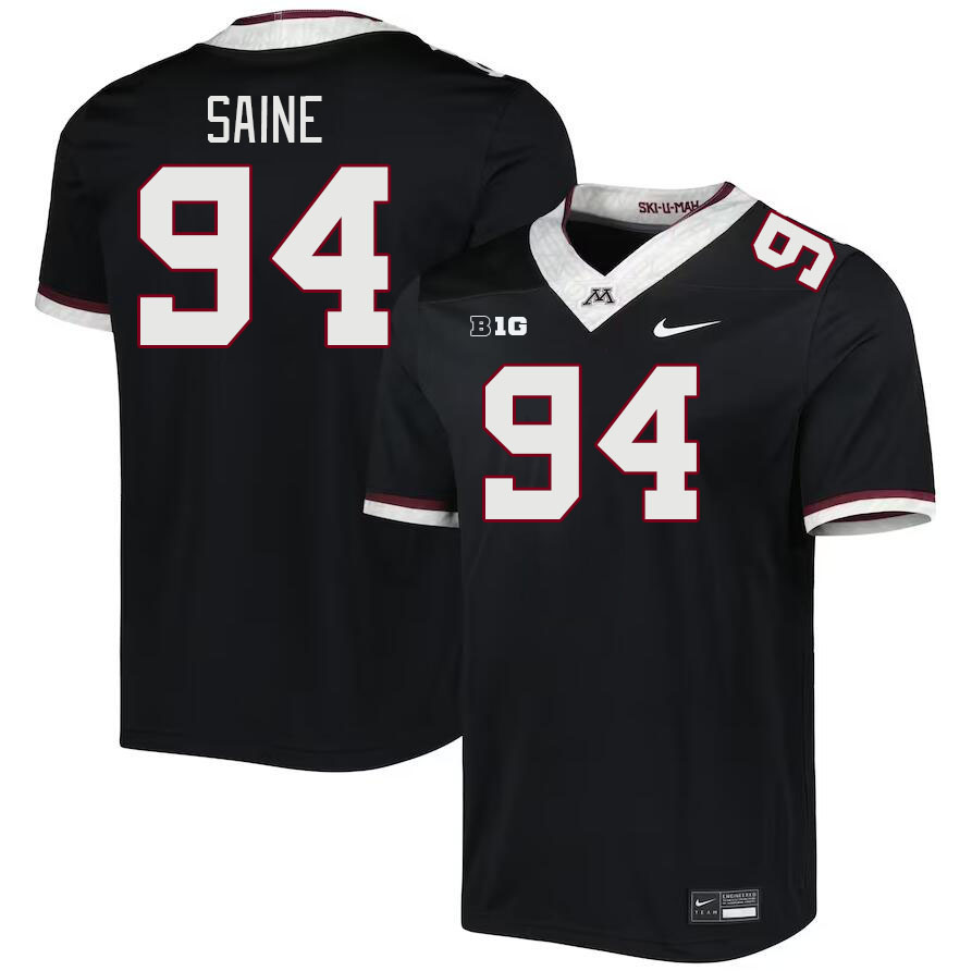 Men #94 Mo Saine Minnesota Golden Gophers College Football Jerseys Stitched-Black